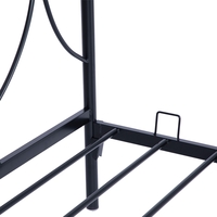 מיטת יחיד ממתכת למזרן 190×90 דגם מנילה MANILA