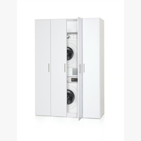 ארון שירות 4 דלתות למכונת כביסה ולמייבש דגם נדב 414 מבית יראון YIRON - תוצרת ישראל