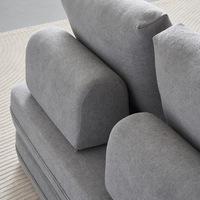 ספה דו-מושבית נפתחת למיטה זוגית דגם קסנדרה CASSANDRA אפור בהיר