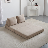 ספה דו-מושבית נפתחת למיטה זוגית דגם קסנדרה CASSANDRA חום בהיר (בז')