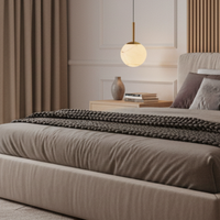 ולנסיה לפיד תלוי | גוף תאורה תלוי מודרני - כדור אוניקס