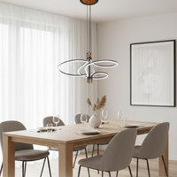 زهرة معلق | ثريا عصرية 51 واط بتصميم زهري انسيابي