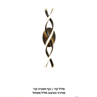 סליל קיר | גוף תאורה קיר מודרני בעיצוב סליל מפותל