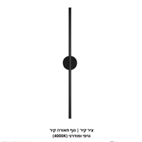 ציר קיר | גוף תאורה קיר גרפי ומודרני (4000K)