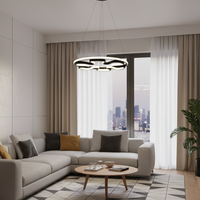 הילה | גוף תאורה תלוי 85W בעיצוב אורגני-פיסולי