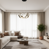 מנגינה | גוף תאורה תלוי פיסולי בעיצוב זורם (81W)