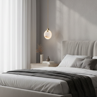 ולנסיה מדליון | גוף תאורה תלוי - מדליון אוניקס טבעי