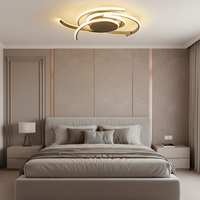 וורטקס | גוף תאורה צמוד תקרה מודרני בעיצוב ספירלי