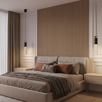 كريستال كاسكيد مفرد | وحدة إضاءة معلقة 8W مع لون ضوء متغير (CCT)