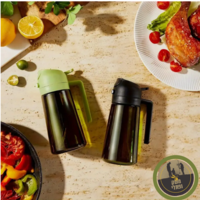 קנקן זכוכית למזיגה וריסוס שמן זית