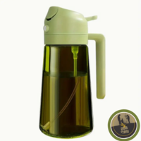 קנקן זכוכית למזיגה וריסוס שמן זית