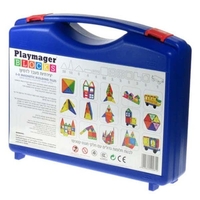 מזוודת מגנטים 100 חלקים PLAYMAGER