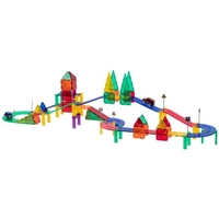 משחק מגנטים מסלול מכוניות 82 חלקים PLAYMAGER