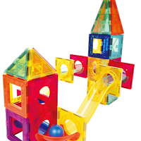 משחק מגנטים לונה פארק 48 חלקים PLAYMAGER
