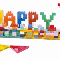 משחק מגנטים משולב עם לגו 508 חלקים PLAYMAGER