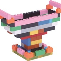 משחק מגנטים משולב עם לגו 116 חלקים PLAYMAGER