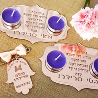 מעמד לנרות דגם מרוקאי