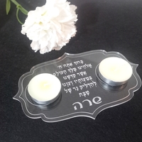 מעמד לנרות דגם מרוקאי