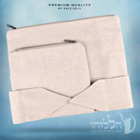 סט כיסוי לטלית תפילין ועטרה פשתן – דגם 230