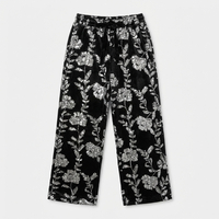 מכנס אביטל קטיפה ופאייטים כסופים