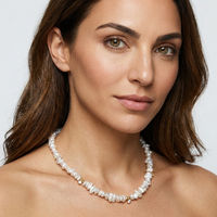 שרשרת שמפיין פנינים גדולות