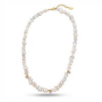 שרשרת שמפיין פנינים גדולות