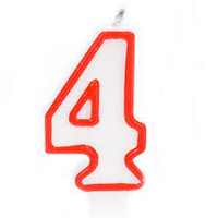 נר של הספרה 4