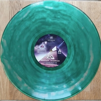 RA - Psychic Warrior EP in Transparent with Green splatter- תקליט ספאלטר ירוק