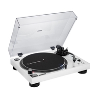 פטיפון בלוטות' מקצועי לבן Audio Technica AT-LP120XBTUSBWH אודיו טכניקה