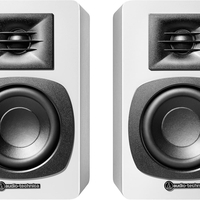 זוג רמקולים מוגברים צבע לבן AUDIO TECHNICA – SP3-XWH ׁאודיו טכניקה