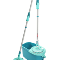 דלי הפלא המקורי – ערכת ניקוי רצפה CLEAN TWIST SYSTEM MOP +גלגלים