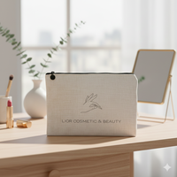 תיק איפור בד קנבס