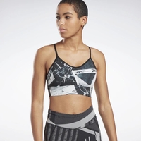 חזיית ריבוק נשים | Reebok Workout Ready Printed Sports Bra