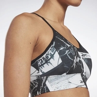 חזיית ריבוק נשים | Reebok Workout Ready Printed Sports Bra