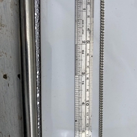 שרשרת פנצר פליז בציפוי ניקל רוחב 3 ממ (42)