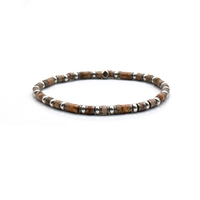 צמיד פול לגבר- כסף 925 ואבני חן