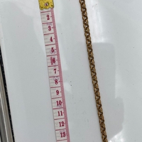 שרשרת אפונה פליז מולחמת 6 ממ ללא ציפוי (19)