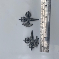 תליון וג'רה טיבטי- יציקת מזק ללא ציפוי (28)