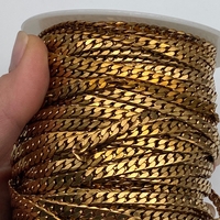 שרשרת פנצר גורמט DC פליז 4.2*6 ללא ציפוי (45)