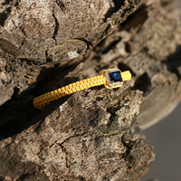 צמיד הוואנה - צהוב, כחול, זהב