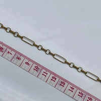 שרשרת פליז בעבודת יד ללא ציפוי דגם ויקטוריה (26)