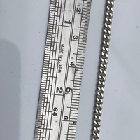 שרשרת פנצר פליז בציפוי ניקל רוחב 3 ממ (42)