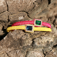 צמיד הוואנה - צהוב, כחול, זהב