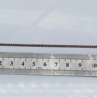 שרשרת פנצר פליז בציפוי שחור מגולח 4