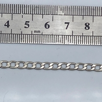 שרשרת גורמט פליז בציפוי ניקל 4 ממ (9)