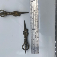 תליון וג'רה טיבטי- יציקת פליז ללא ציפוי (27)