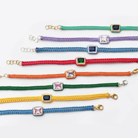 צמיד הוואנה - צהוב, כחול, זהב