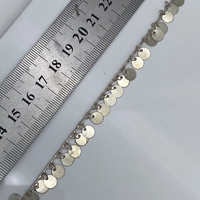 שרשרת פליז בעבודת יד עם תליוני מטבעות 2