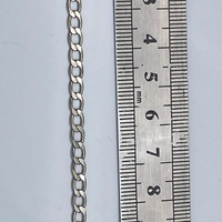 שרשרת גורמט פליז בציפוי ניקל 4 ממ (9)