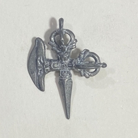 תליון וג'רה טיבטי- יציקת מזק ללא ציפוי (28)